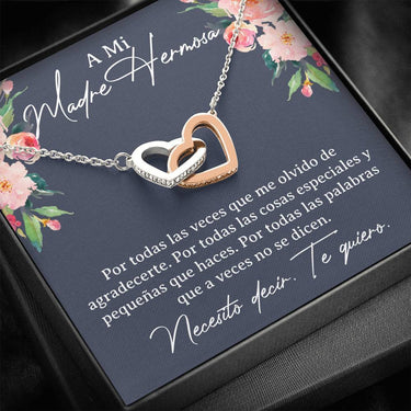 Madre Hermosa Interlocking Hearts Necklace - Love You This Much